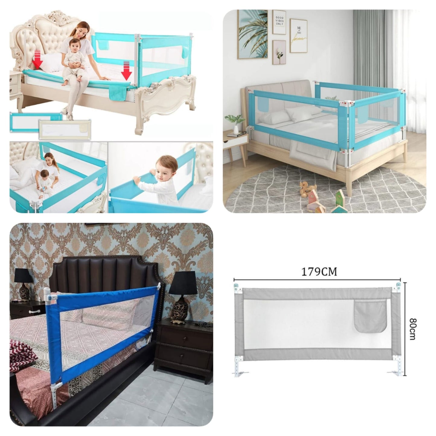 Child Bed Safety Barrier