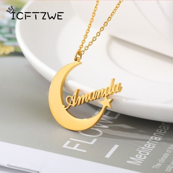 Personalized Gold Plated Necklace