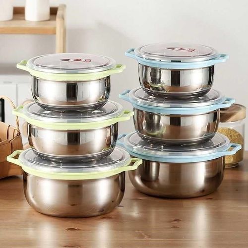 MULTIPURPOSE POTS
3 PCS STAINLESS STEEL