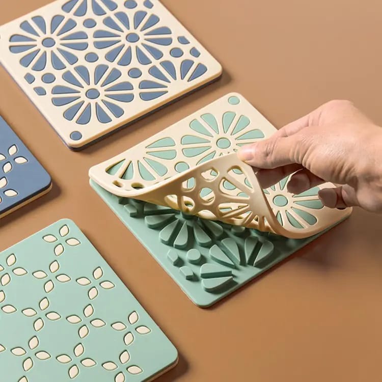 2 in 1 Creative Silicone Insulation Table Mat
Random Colors & Design