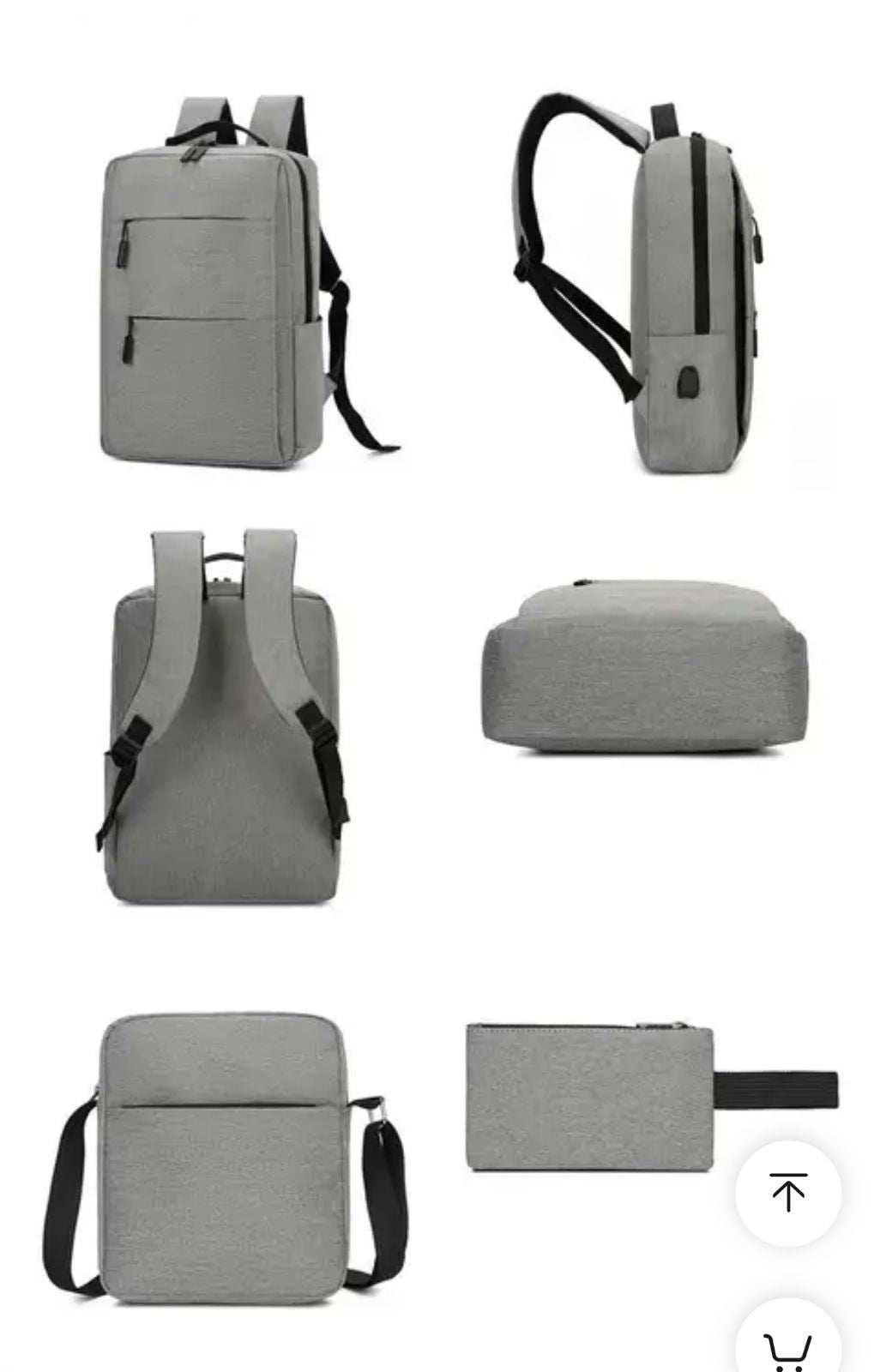 3 pcs Imported Large Size Laptop Style Backpacks