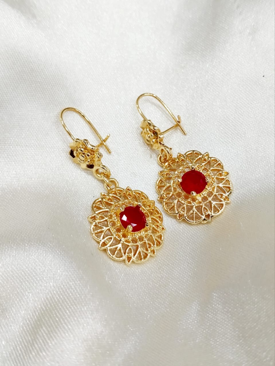 gold plated earrings Bali