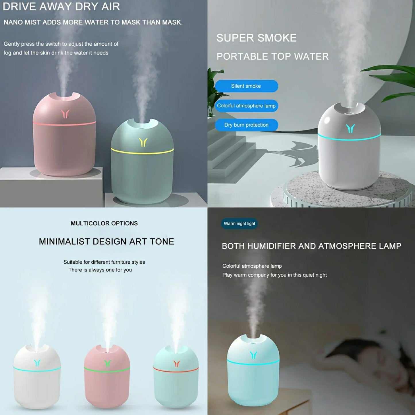 Usb Air Aromatherapy Humidifiers Diffusers