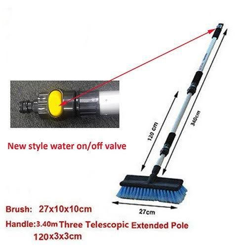 Solar Panel & Glass/Window Cleaner with Soft Brush with water resistance function
12ft length