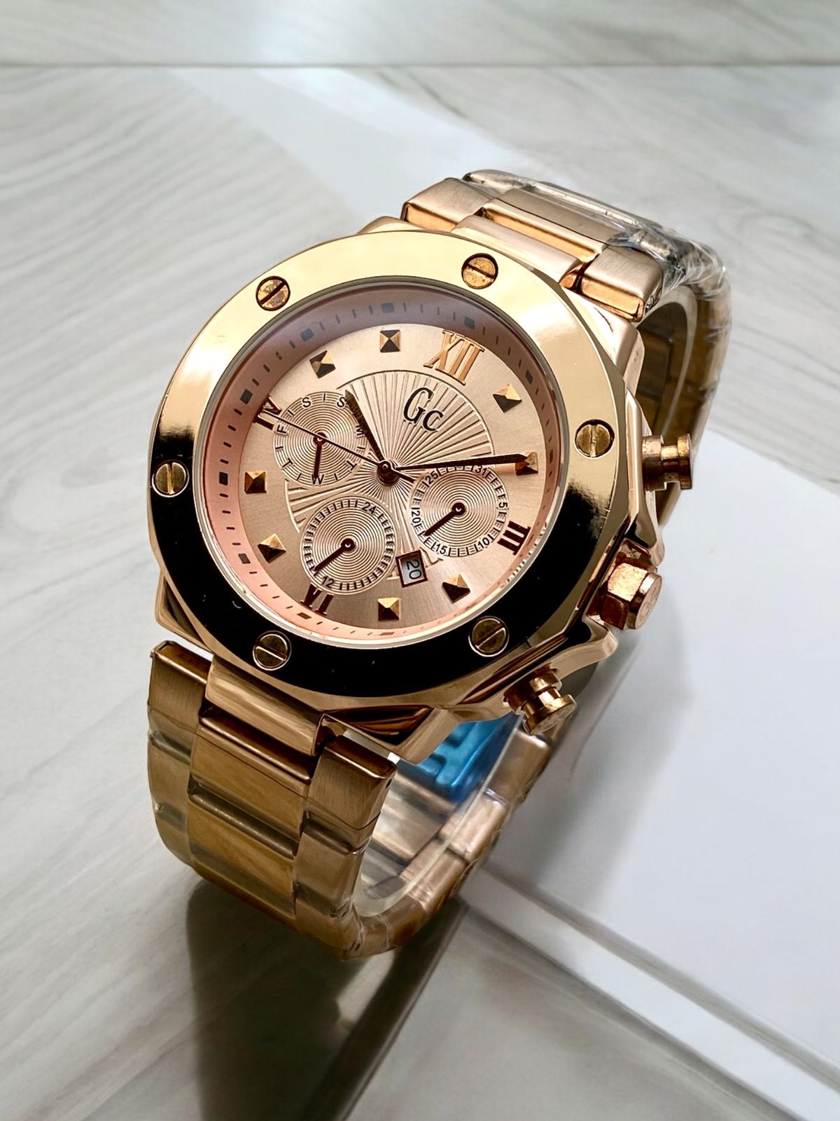 Gc ( guess )
Gc geneve
Stainless steel chain watch
