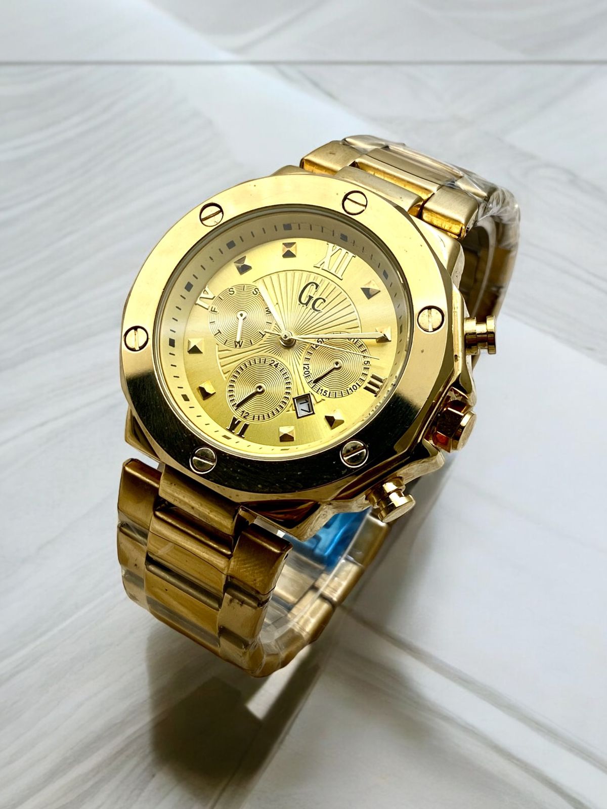 Gc ( guess )
Gc geneve
Stainless steel chain watch