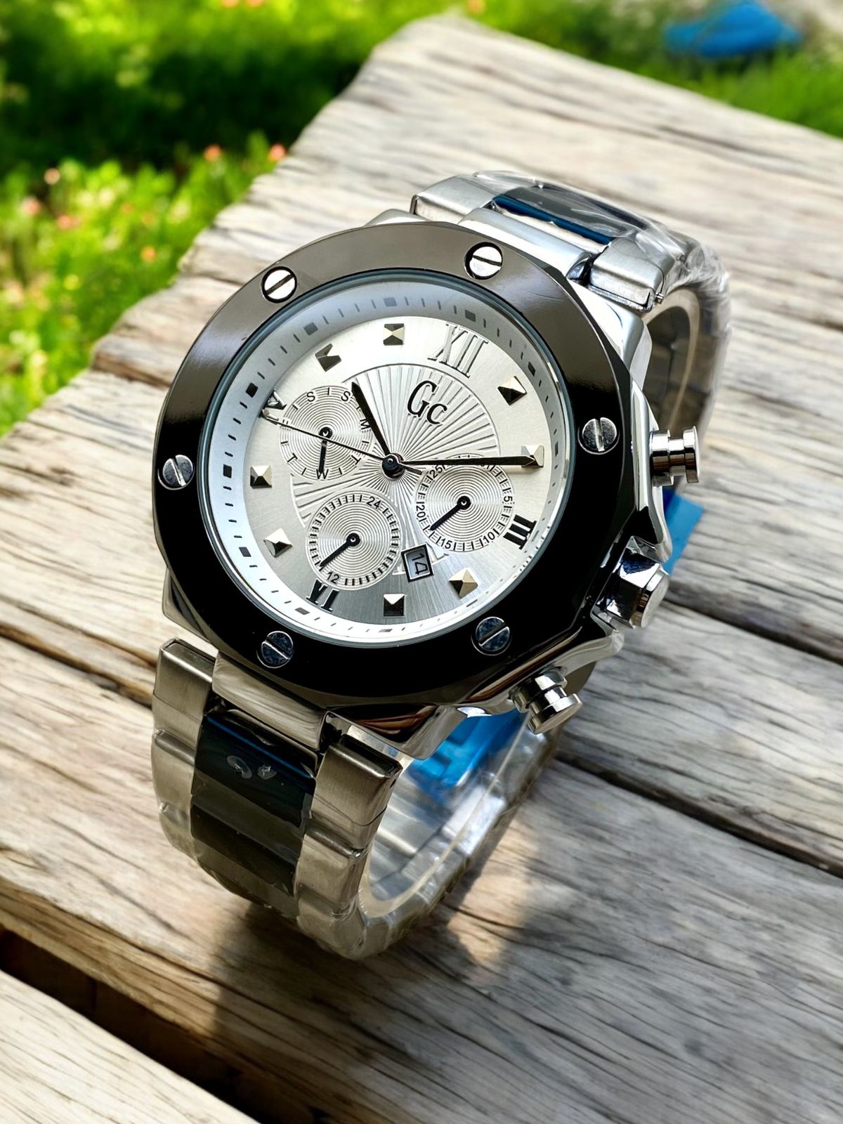 Gc ( guess )
Gc geneve
Stainless steel chain watch
