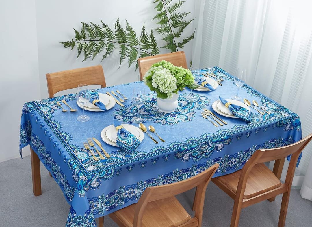 Random Colours and Design 3D Fancy Dastarkhwan/Table Cloth Sheet To Cover Your Dining