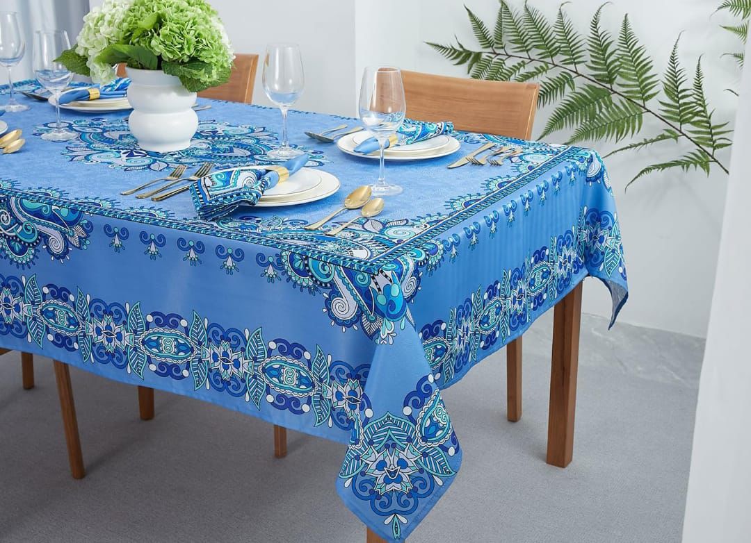 Random Colours and Design 3D Fancy Dastarkhwan/Table Cloth Sheet To Cover Your Dining