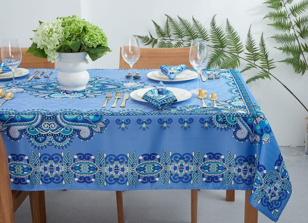 Random Colours and Design 3D Fancy Dastarkhwan/Table Cloth Sheet To Cover Your Dining