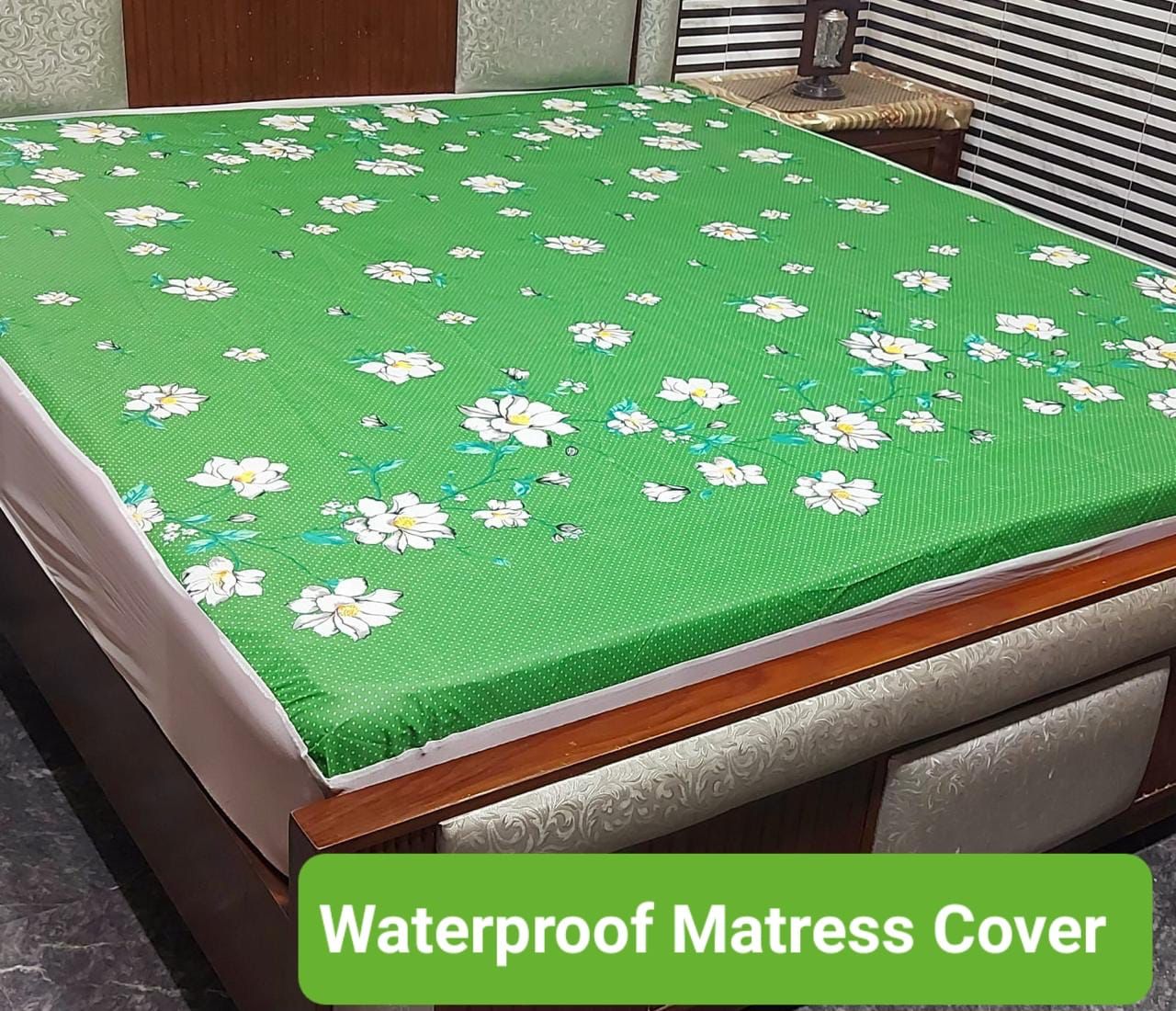 Printed Waterproof Mattress Cover