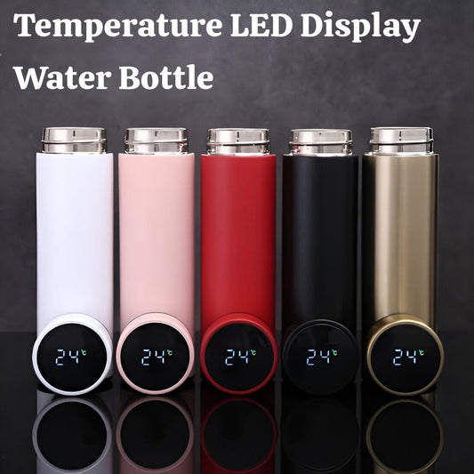 LED Temperature Display Water Bottle