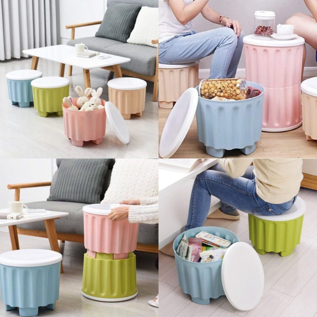 smart storage stool