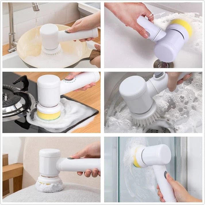 Electric Rechargeable 5 in 1 Multi-Function Magic Bursh