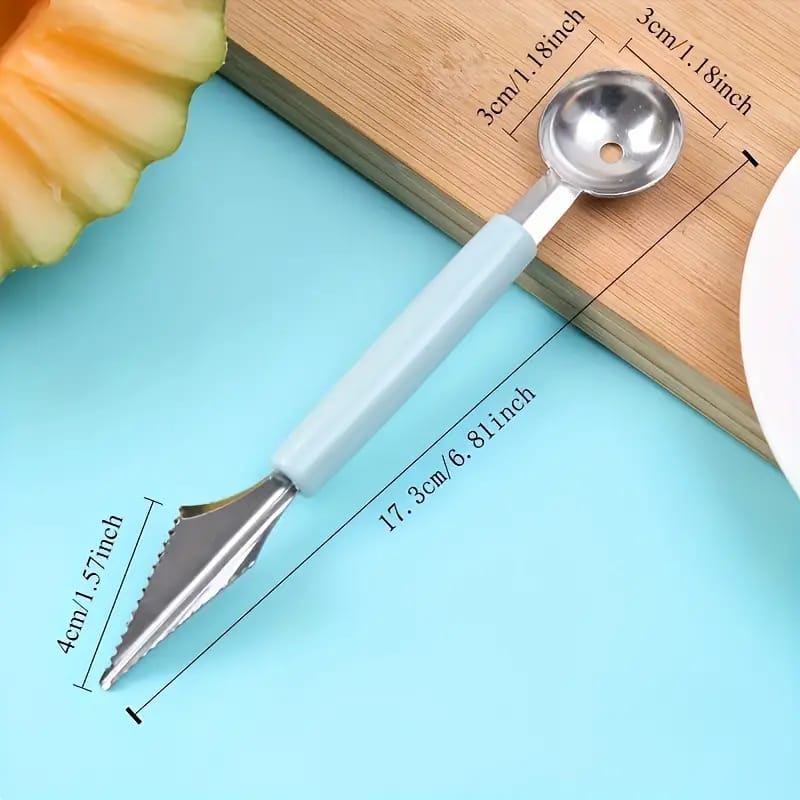 Stainless Steel Melon Baller and Carving Knife Set
