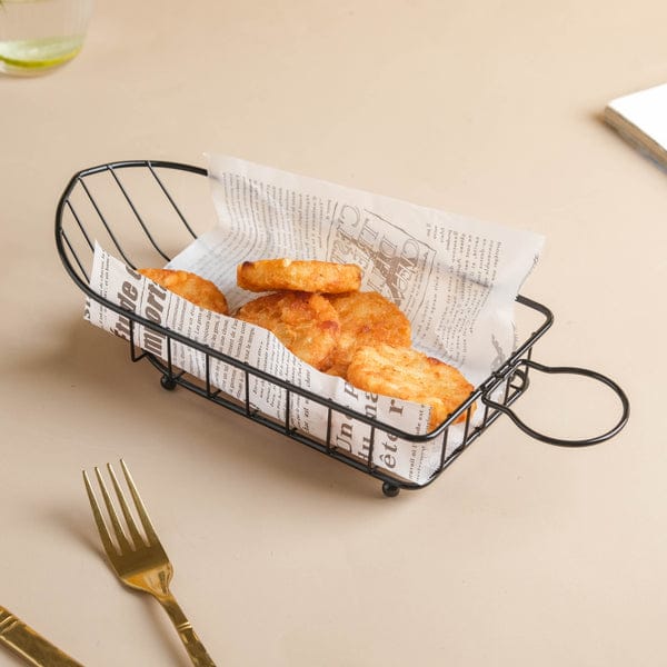 Matel Matrix Snack Bucket & Restaurant Style Serving
