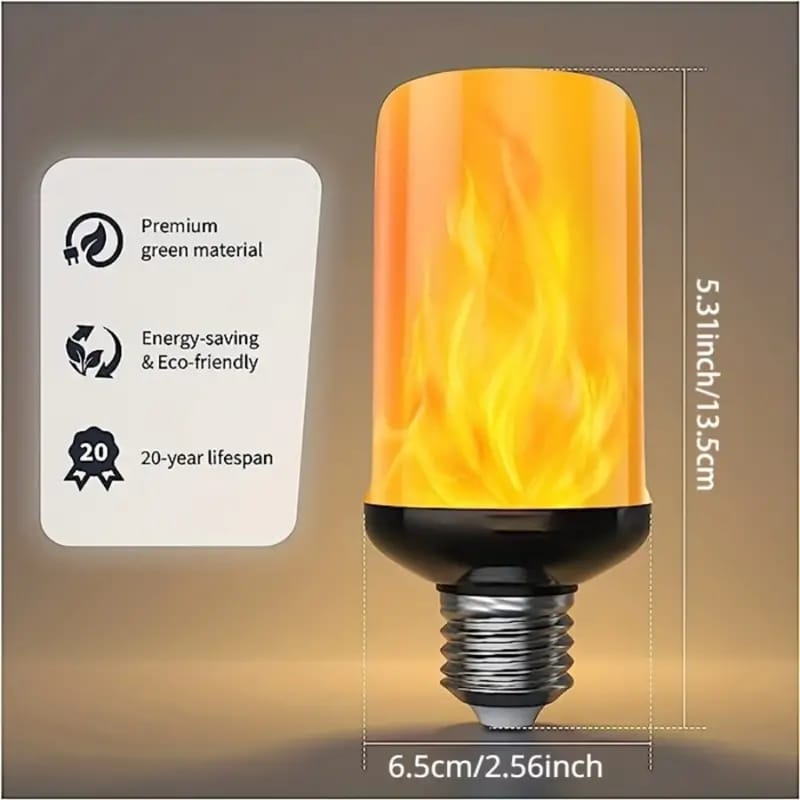 Led Dynamic Flame Effect Flickering Fire Bulb