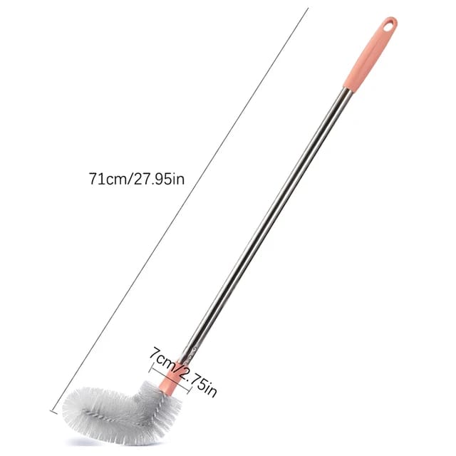 Durable Plastic Barrel Cleaning Brush with Long Handle