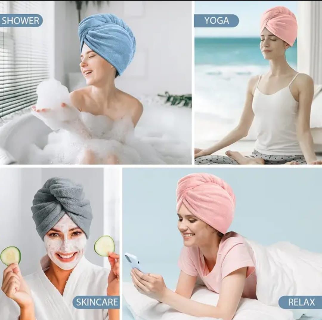 Hot Magic Microfibre Hair Drying Towel