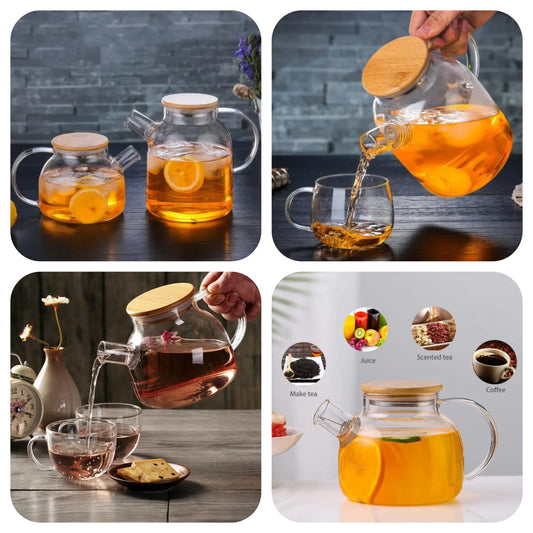 Heat Resistant Glass Teapot