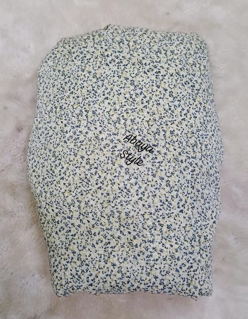 Printed namaz Chadar with naqab / namaz gown namaz Abaya