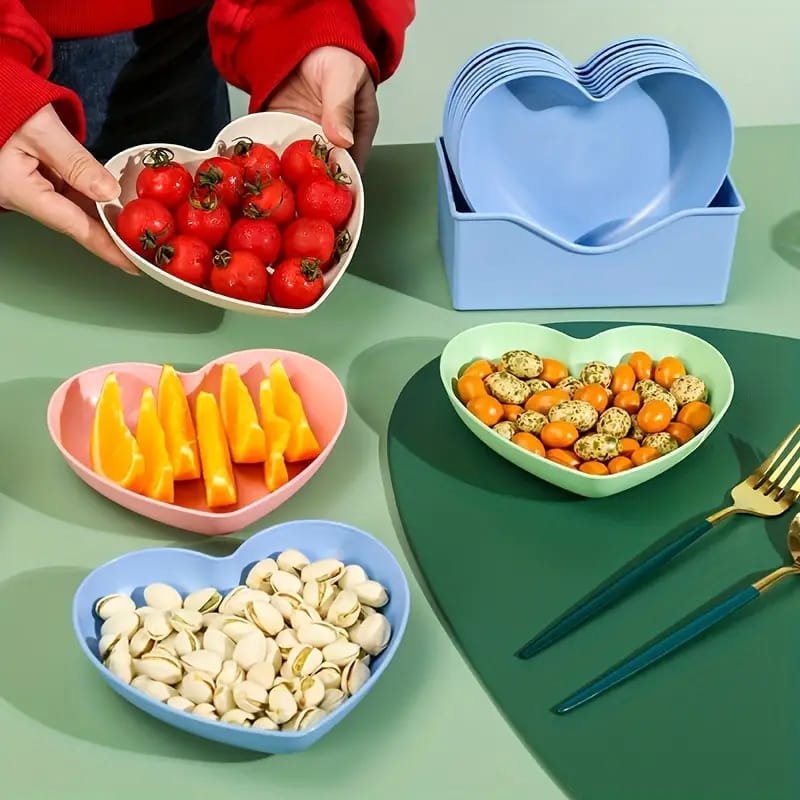 Reusable Plastic Plates, Lightweight Wheat Straw Plates