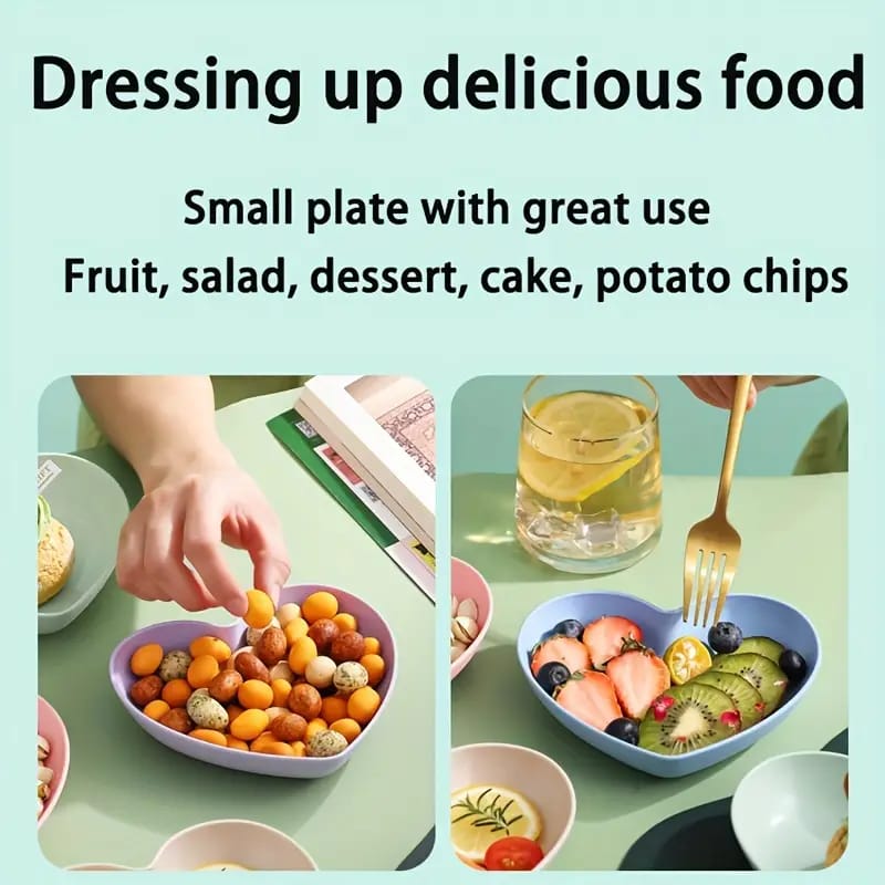 Reusable Plastic Plates, Lightweight Wheat Straw Plates