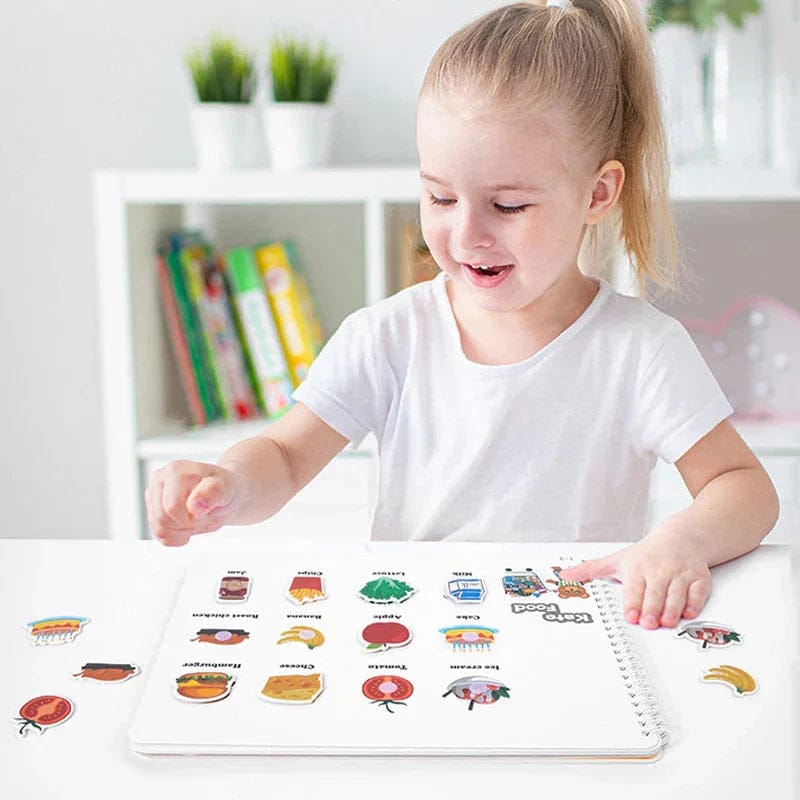 Brain Boosting Montessori Educational Quiet Book for Kids