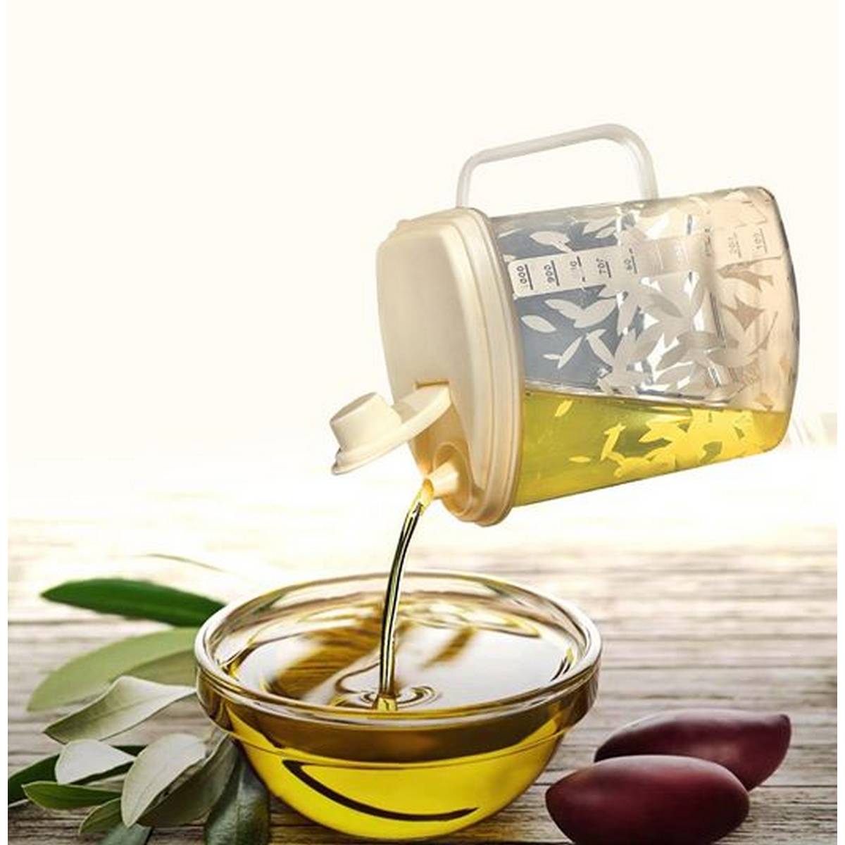 Cooking Oil Jug for Kitchen Use 1 Liter