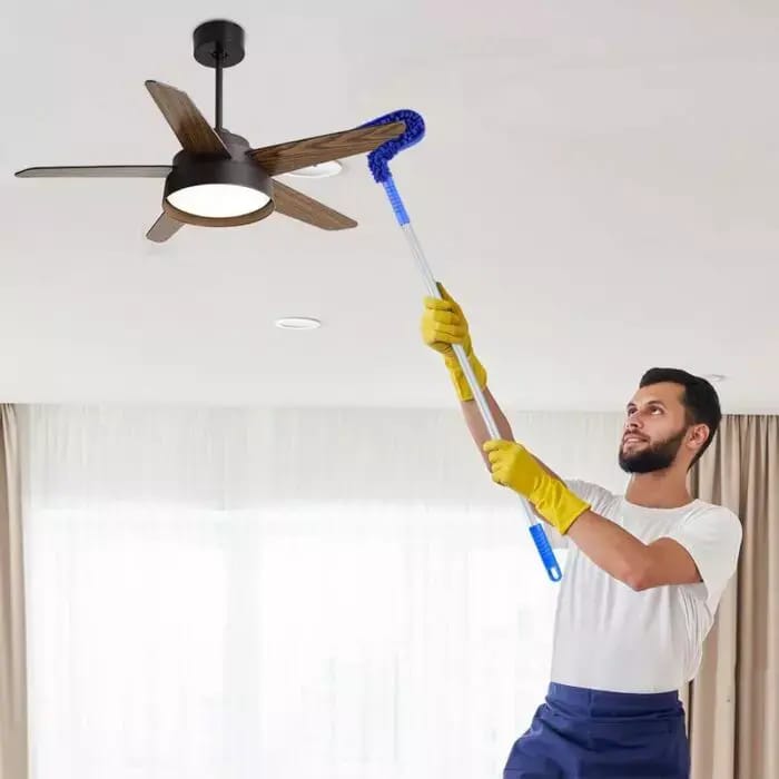 Foldable Multipurpose Microfiber Fan Duster