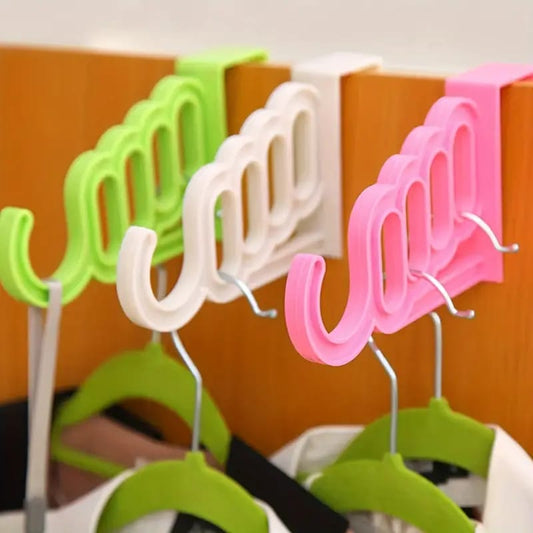 Multi 5-Slot Over-the-Door Hanger Organizer
