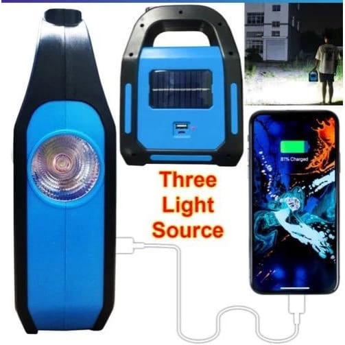 Rechargable Led Emergency Bolt Work Light - Three Light Source