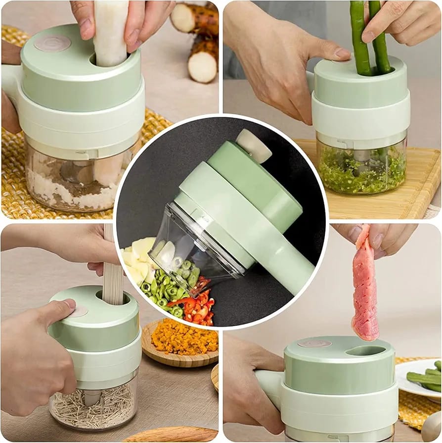 Handheld Electric Vegetable Cutter Set