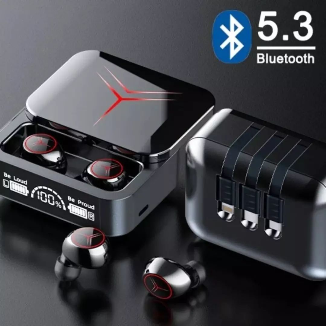 Headphones Touch Control Earphones LED Display Headset