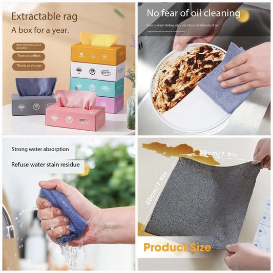 Microfiber Clothes (Pack of 20 pcs Box)