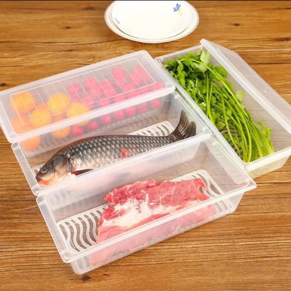 Fridge Organizer Food Storage Box Containers