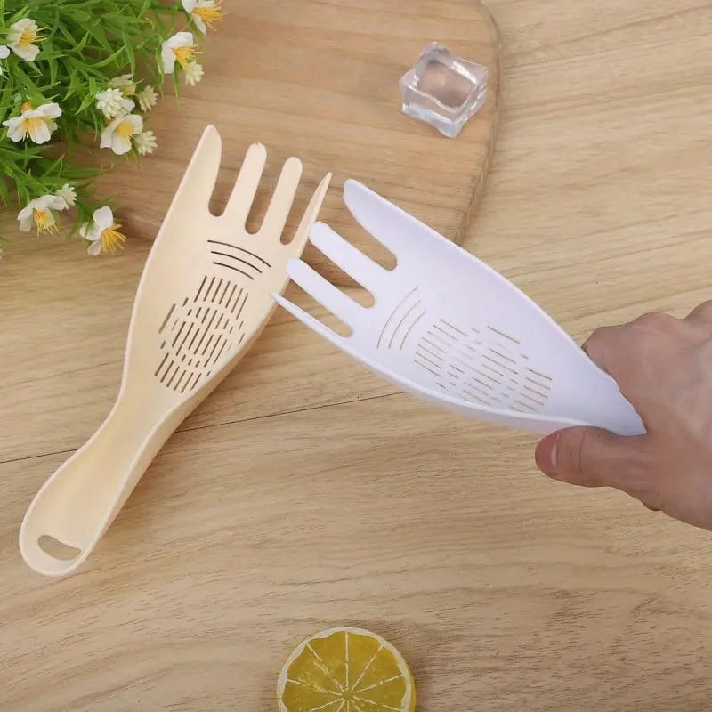 Multi-functional Plastic Colander Kitchen Rice Washing Spoon