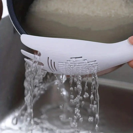 Multi-functional Plastic Colander Kitchen Rice Washing Spoon