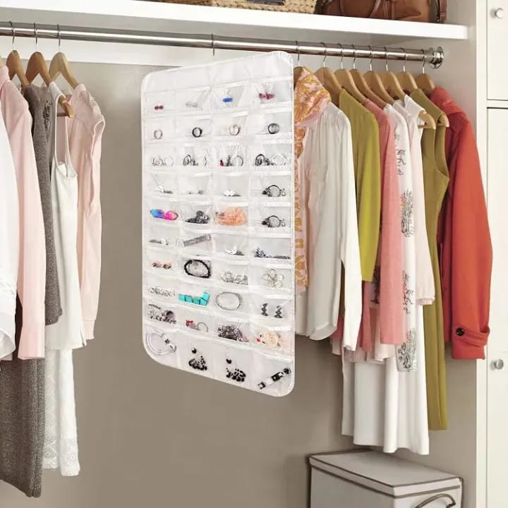 Jewelry Organizer 40 Pocket Jewelry Organizer Closet Organizer