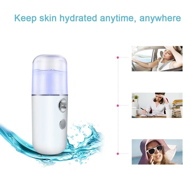 Face Humidifier Steamer, Mini USB Sprayer, Body Facial Spray