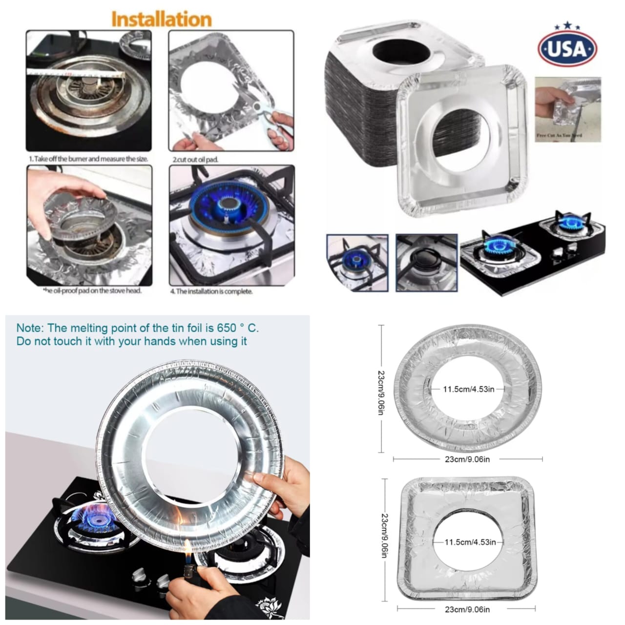 Stove cover pack of 10