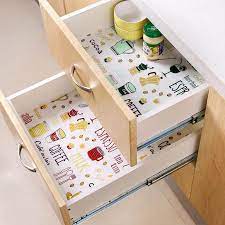 Kitchen Shelf Contact Paper Cabinet Drawer Liner Table Mat – Floral