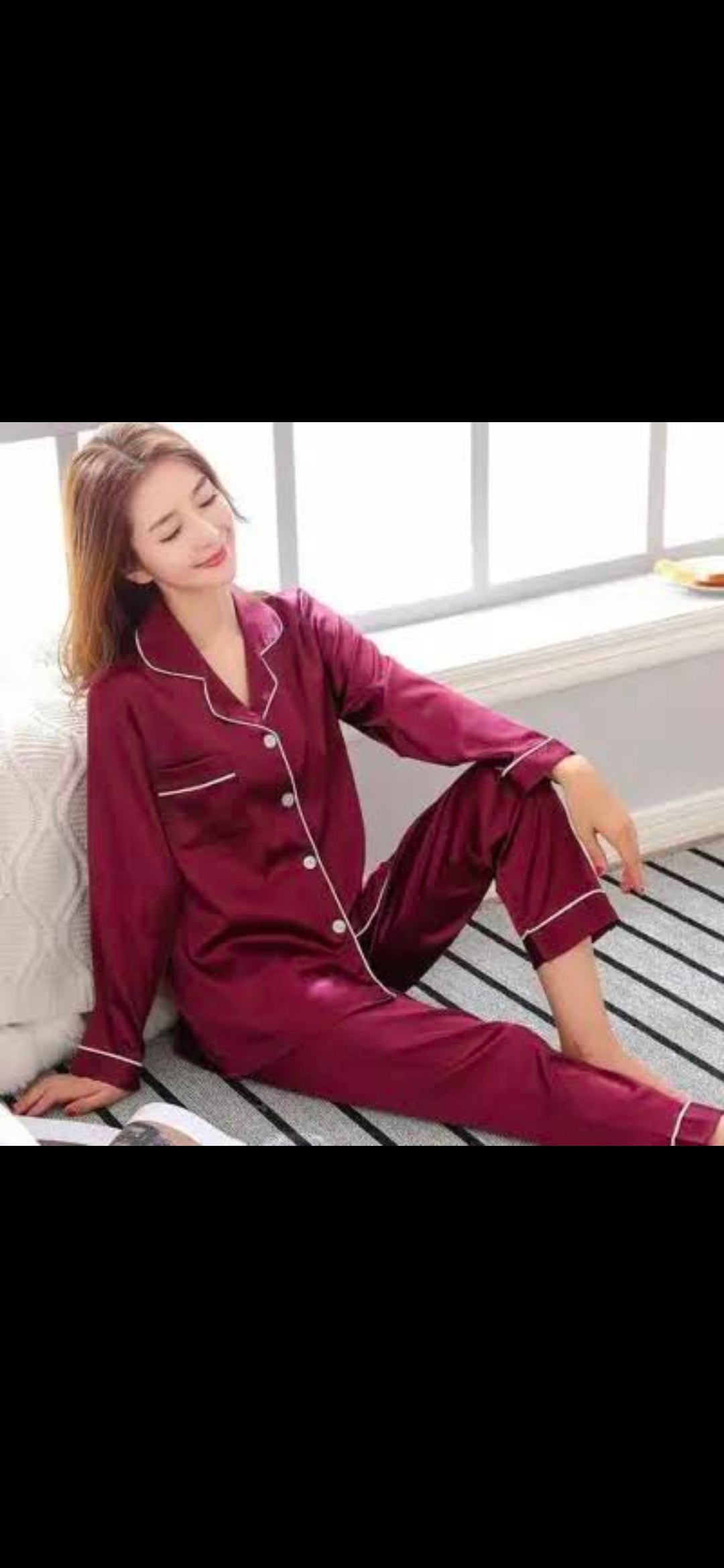 Silk night suit for women