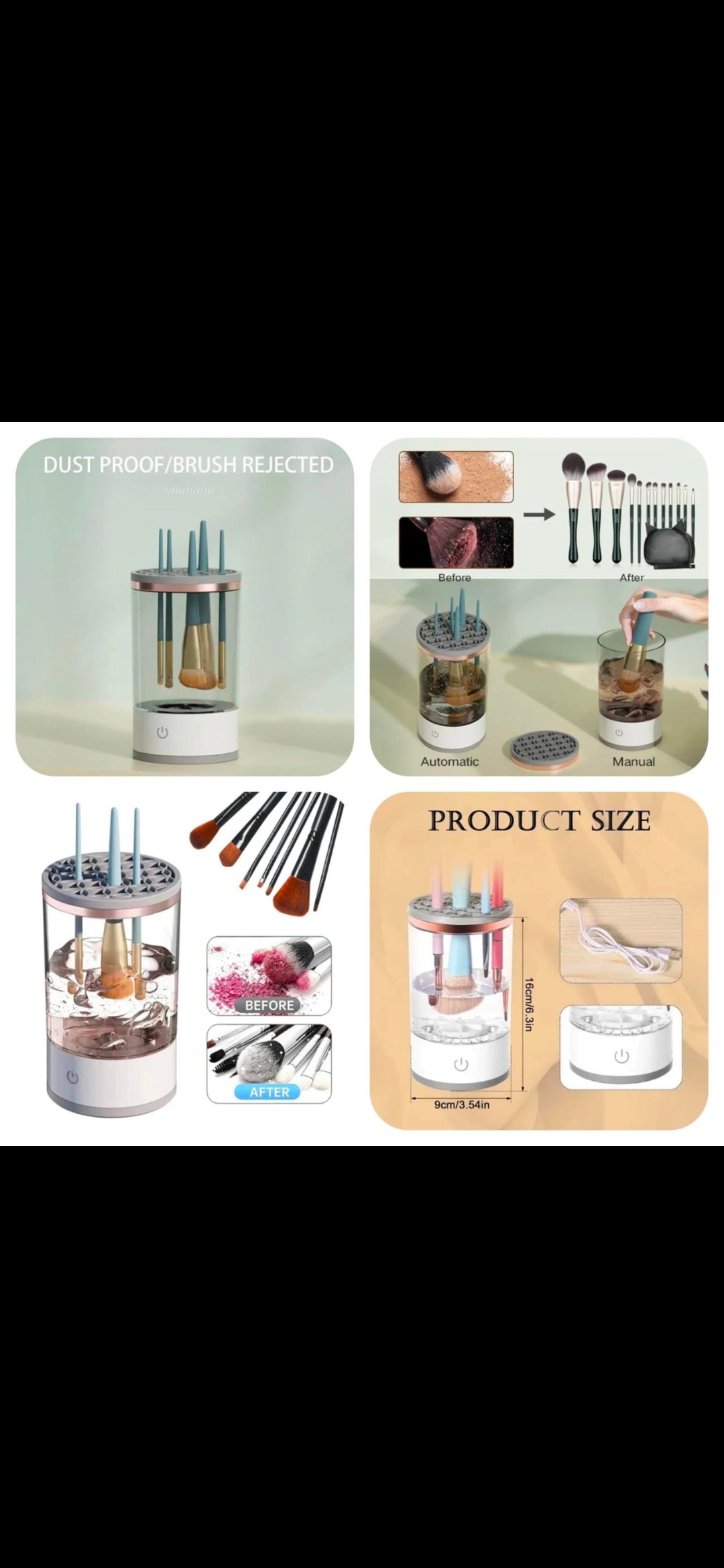 Electric Makeup Brush Cleaner