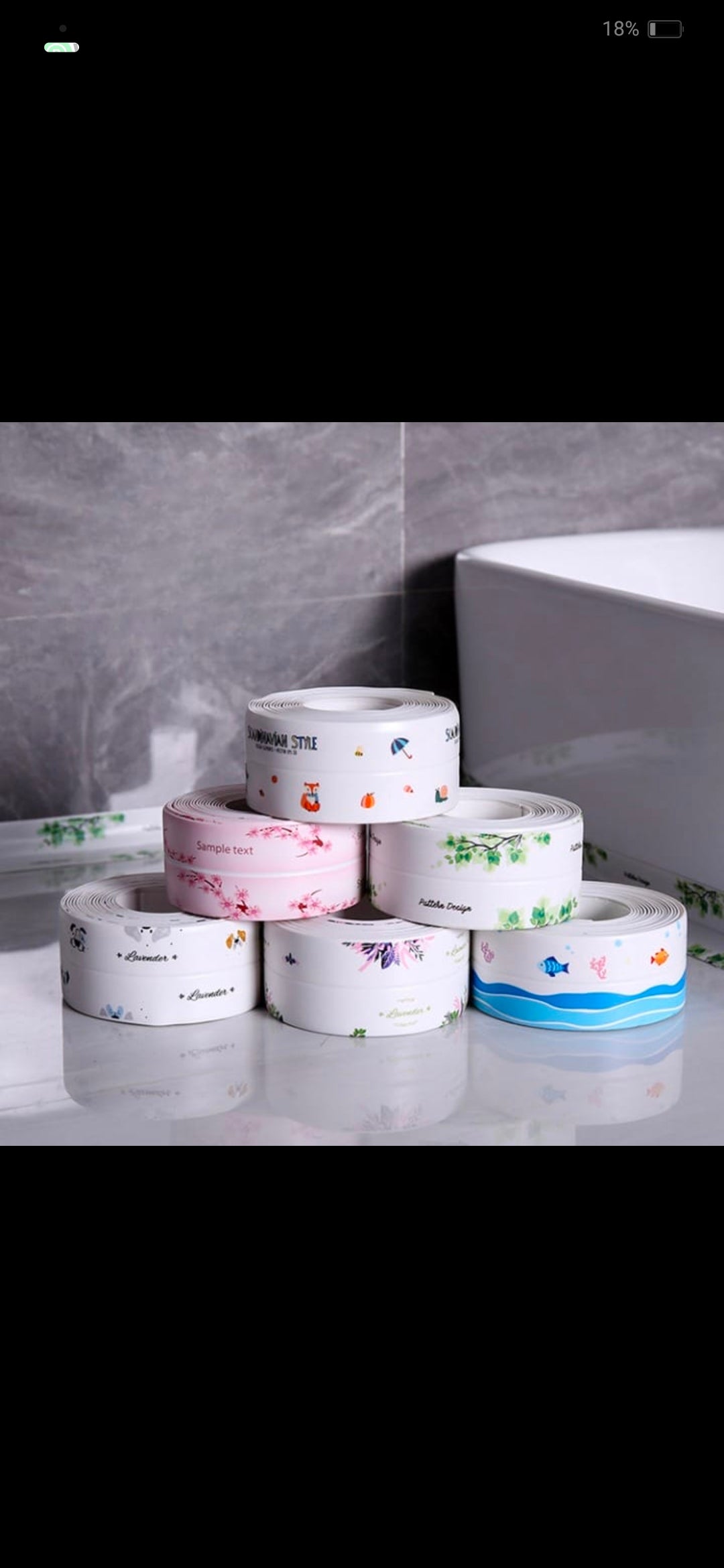 Kitchen Sink Seam Stickers Self Adhesive Corner Tape 3 Meter