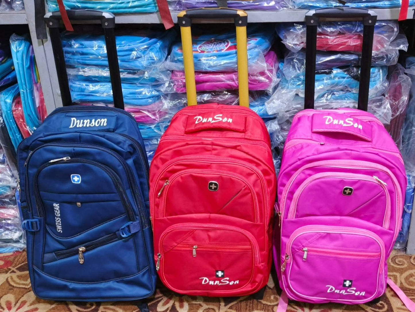 School bag with wheel