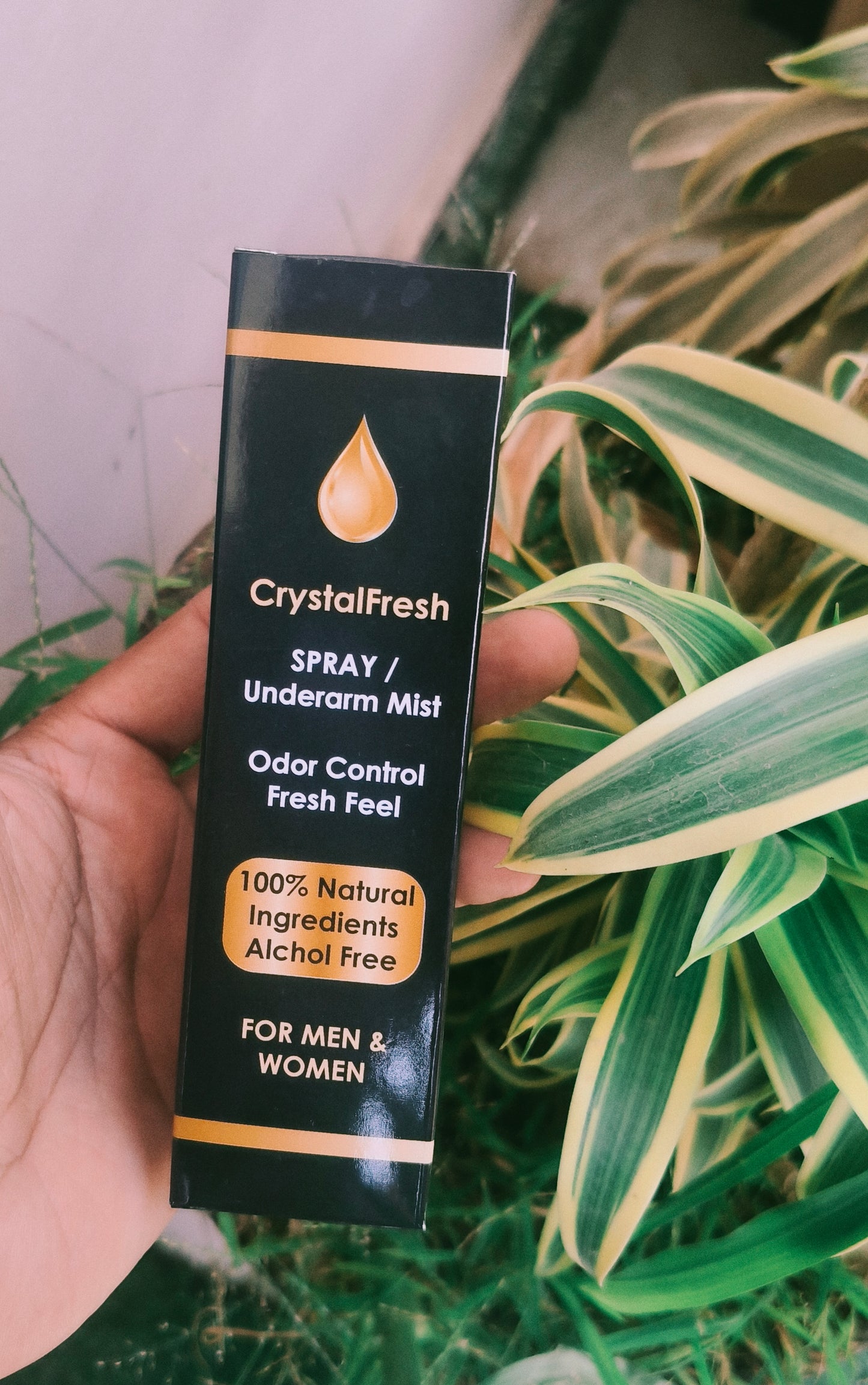 Crystal fresh spray