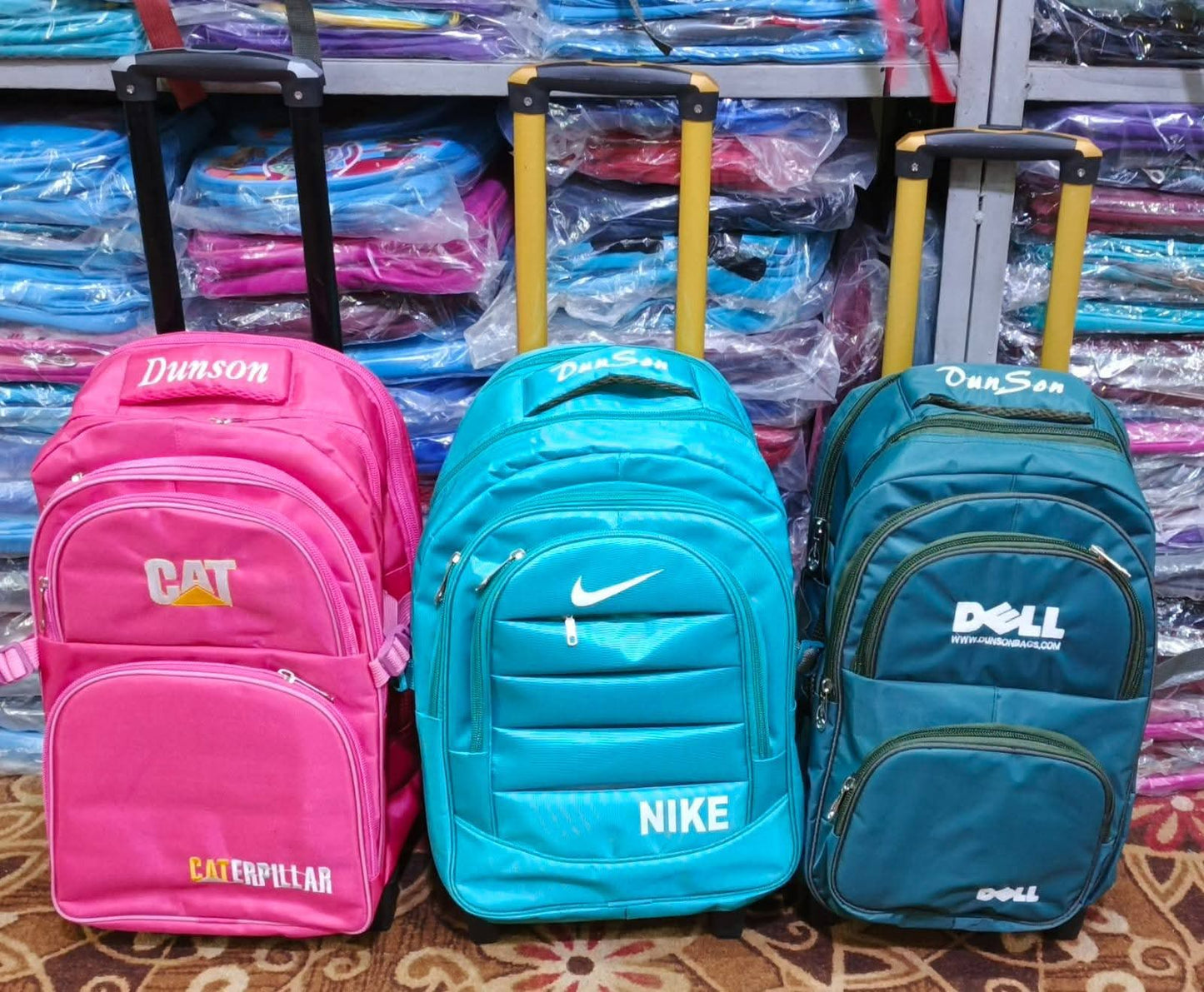 School bag with wheel