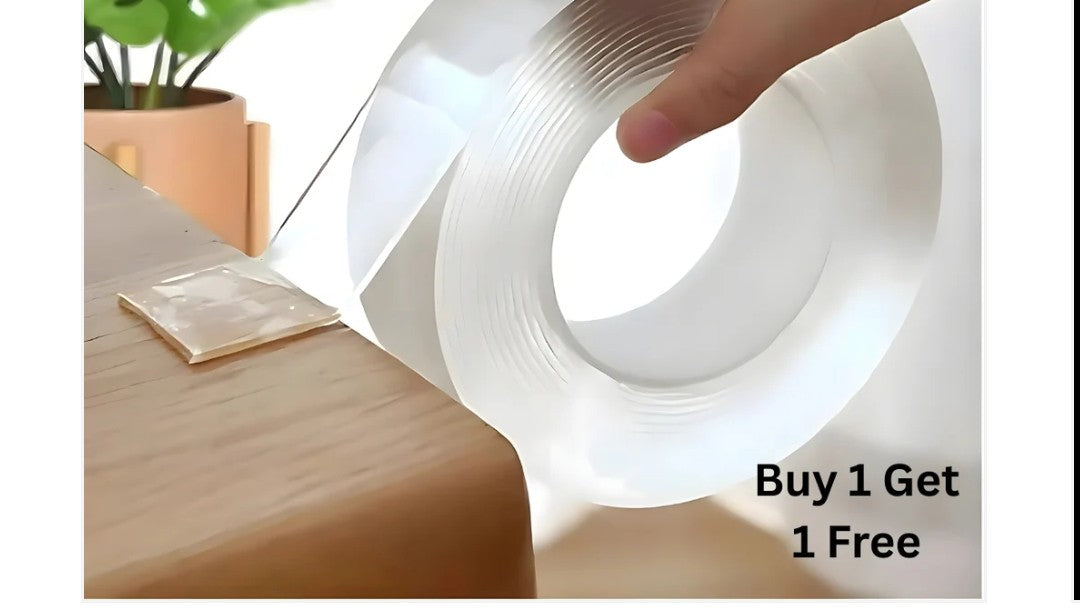 Reusable & Washable High Quality Self Adhesive Double Tape buy one get one free