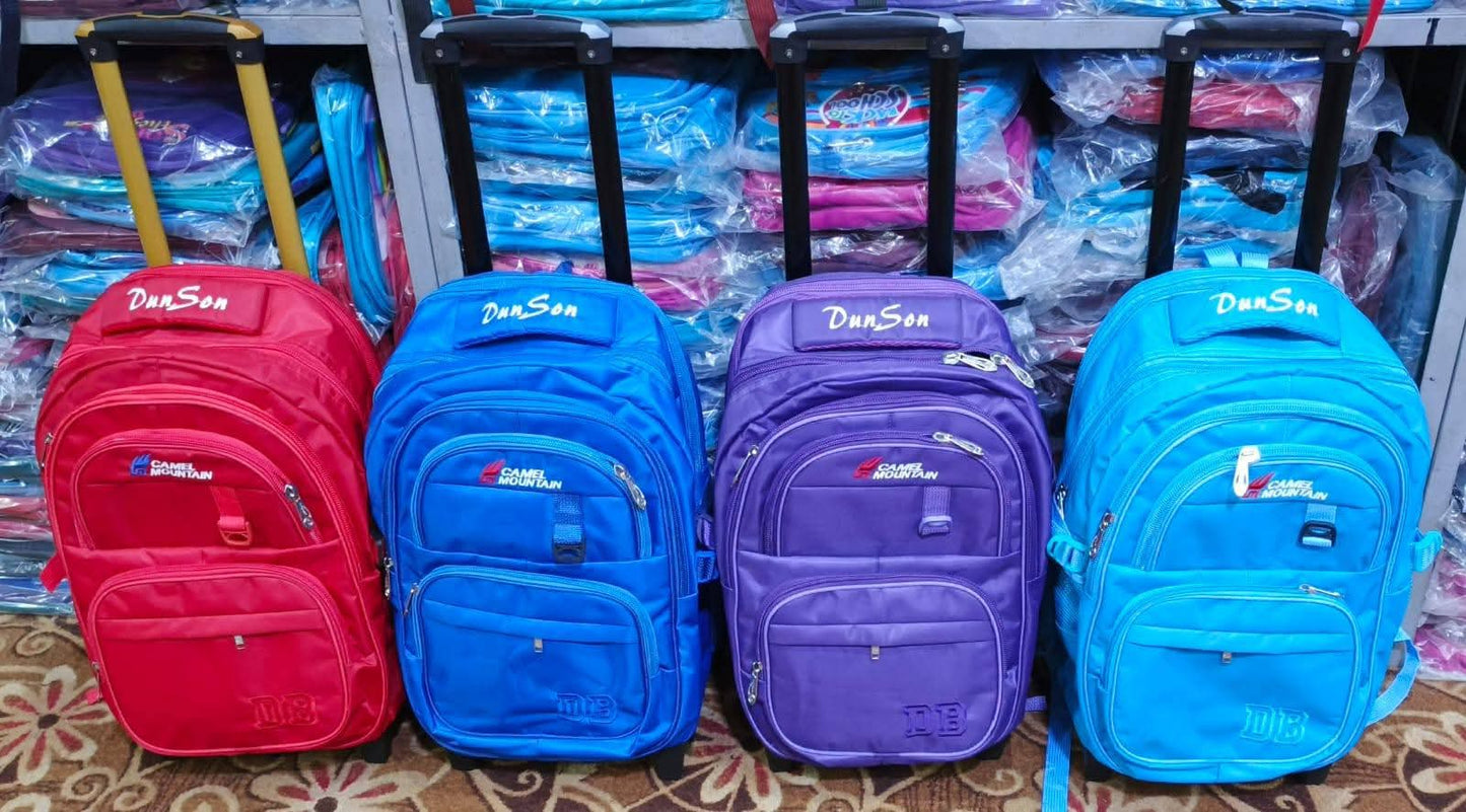 School bag with wheel